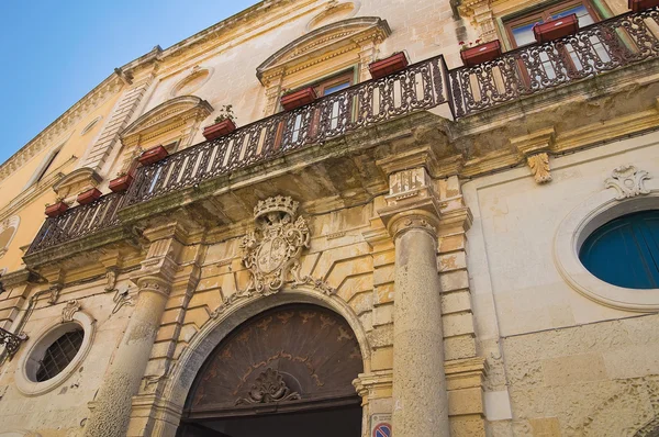 San paolo palace. Galatina. Puglia. Italië. — Stockfoto
