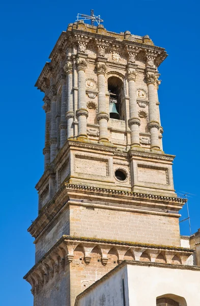 Chiesa Madre del campanile. Copertino. Puglia. Italia . — Foto Stock