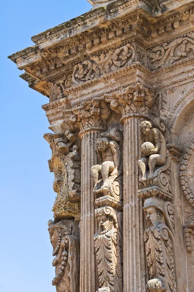 Kirche des hl. Domenico. nardò. Apulien. Italien. — Stockfoto