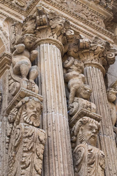 Kirche des hl. Domenico. nardò. Apulien. Italien. — Stockfoto