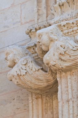 st. chiara Kilisesi. Copertino. Puglia. İtalya.