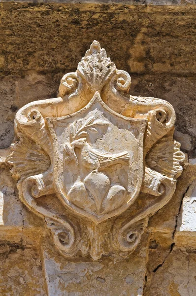 Palácio histórico. Nardò. Puglia. Itália . — Fotografia de Stock