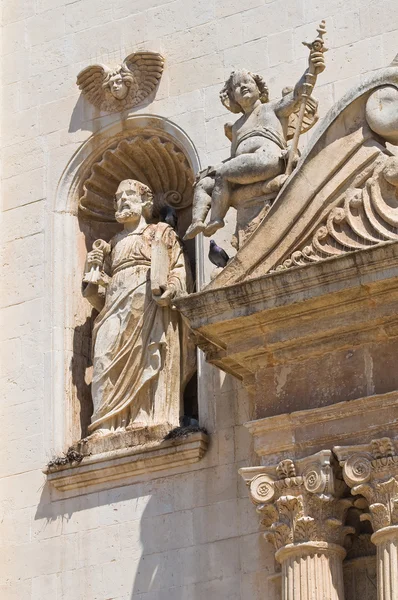 De moederkerk. Galatina. Puglia. Italië. — Stockfoto