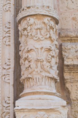 st. chiara Kilisesi. Copertino. Puglia. İtalya.