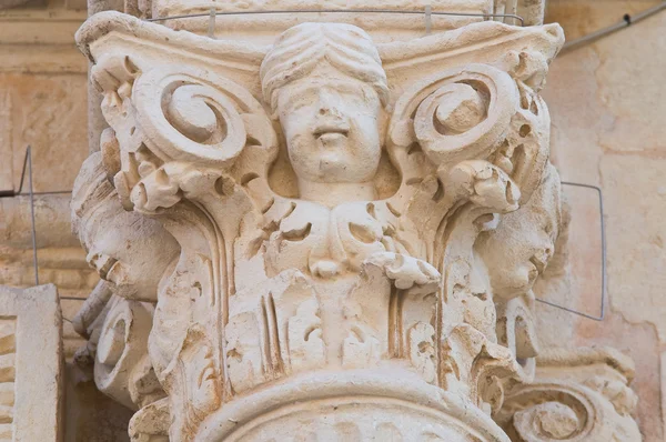 Igreja de St. Chiara. Copertino. Puglia. Itália . — Fotografia de Stock