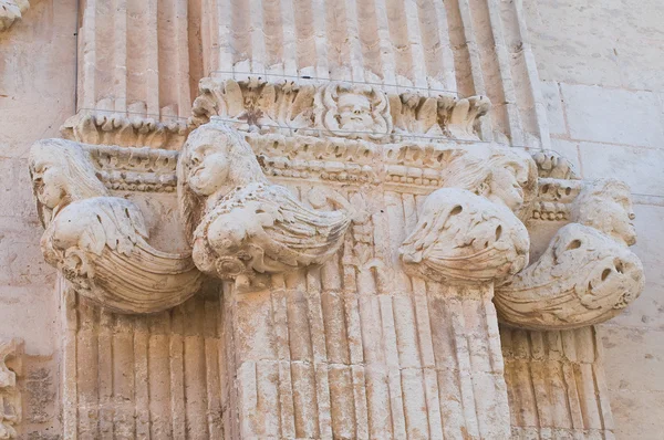 Kostel svatého chiara. Copertino. Puglia. Itálie. — Stock fotografie