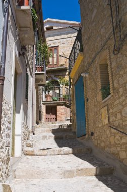 alleyway. Sant'Agata di puglia. Puglia. İtalya.