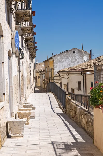 Gasse. sant 'agata di puglia. Apulien. Italien. — Stockfoto