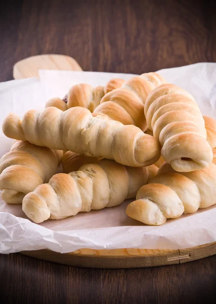 Sausage Buns. — Stock Photo, Image