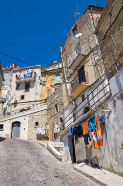 alleyway. Sant'Agata di puglia. Puglia. İtalya.