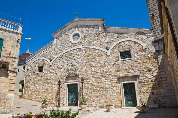 Cathedral of St. Nicola. Sant'Agata di Puglia. Puglia. Italy. — Stock Photo, Image