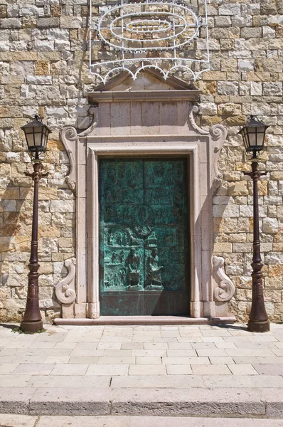 Cathedral of St. Nicola. Sant'Agata di Puglia. Puglia. Italy. — Stock Photo, Image