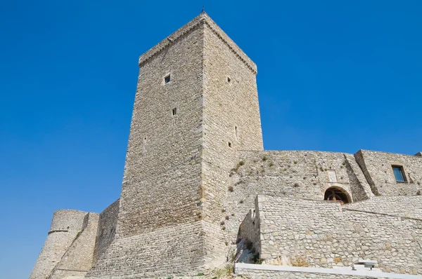 Norman Zwabisch kasteel van deliceto. Puglia. Italië. — Stockfoto