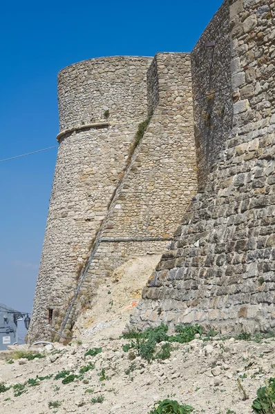 Norman Zwabisch kasteel van deliceto. Puglia. Italië. — Stockfoto