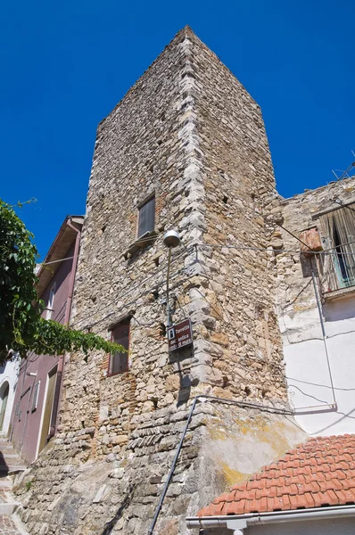 Murallas fortificadas. Deliceto. Puglia. Italia . — Foto de Stock