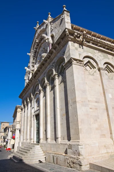 Troia Katedrali. Puglia. İtalya. — Stok fotoğraf