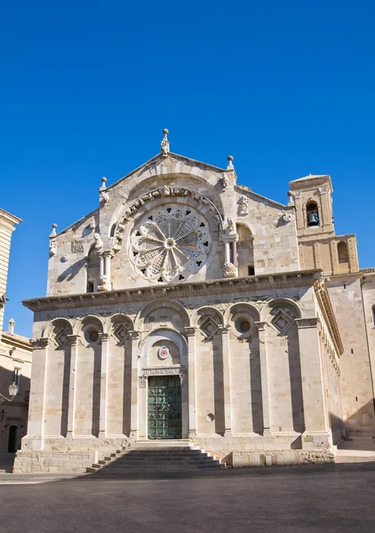 Catedral de Tróia. Puglia. Itália . — Fotografia de Stock