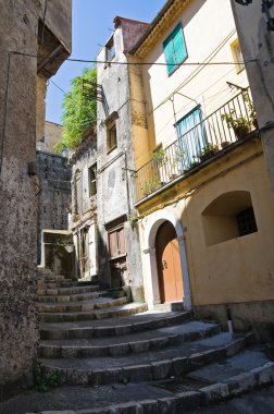 alleyway. Maratea. Basilicata. İtalya.