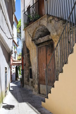 alleyway. Maratea. Basilicata. İtalya.