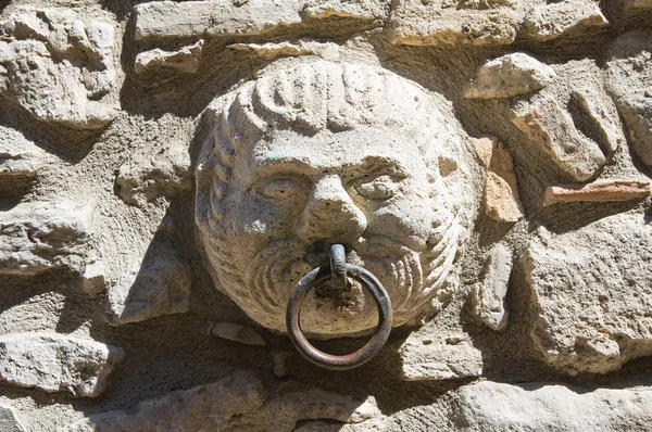 Koně prstenec. Deliceto. Puglia. Itálie. — Stock fotografie