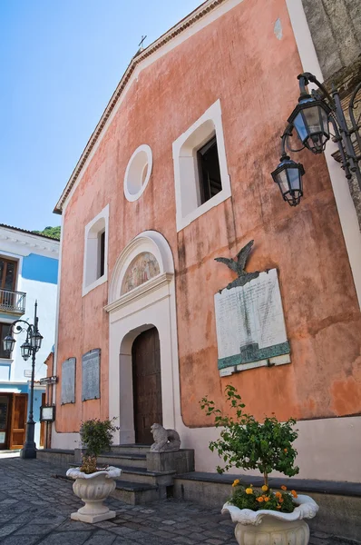 Annunziatas kyrka. Det är Maratea. Basilicata. Italien. — Stockfoto