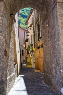 alleyway. Maratea. Basilicata. İtalya.