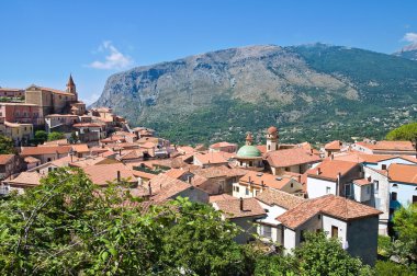 maratea panoramik manzaralı. Basilicata. İtalya.
