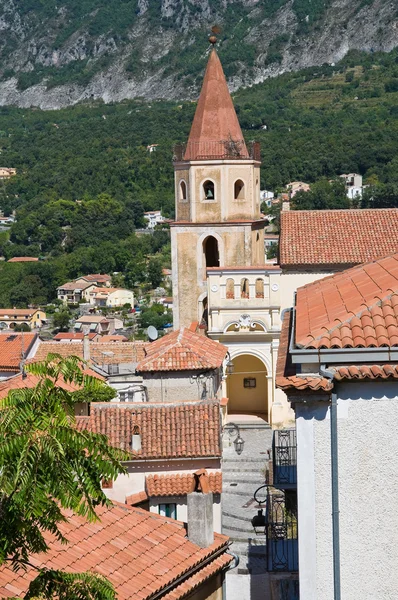 Panoramiczny widok maratea. Basilicata. Włochy. — Zdjęcie stockowe