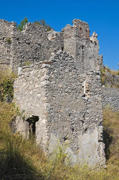 Ruins castle. Maratea. Basilicata. Italy. — Stock Photo, Image