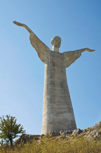 Maratea kurtarıcı İsa. Basilicata. İtalya.