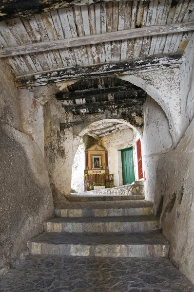 Alleyway. Scalea. Calabria. Italy. — Stock Photo, Image