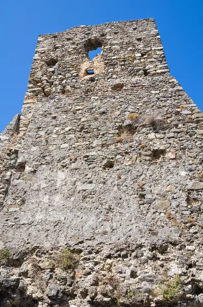 Hrad scalea. Kalábrie. Itálie. — Stock fotografie