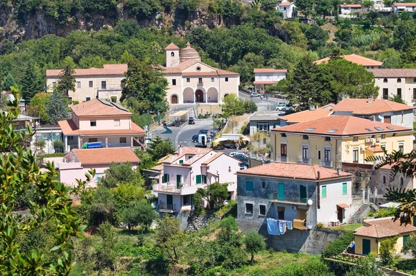 Maratea panoramik manzaralı. Basilicata. İtalya. — Stok fotoğraf