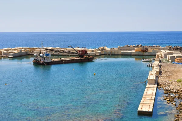 Panoramisch zicht op diamante. Calabria. Italië. — Stockfoto