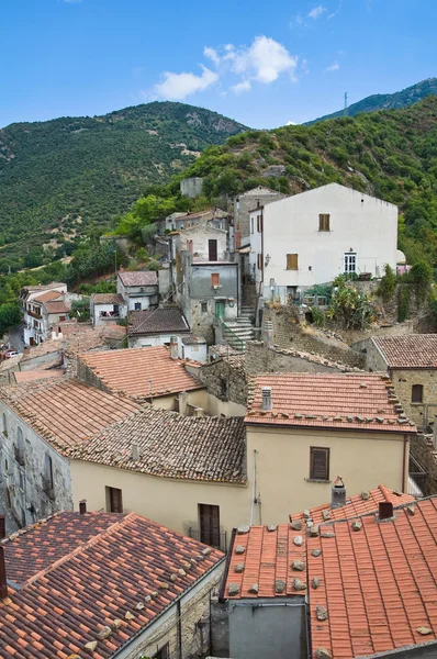 Valsinni panoramisch uitzicht. Basilicata. Italië. — Stockfoto