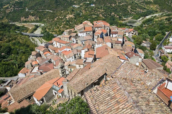 Vista panorâmica de Valsinni. Basilicata. Itália . — Fotografia de Stock