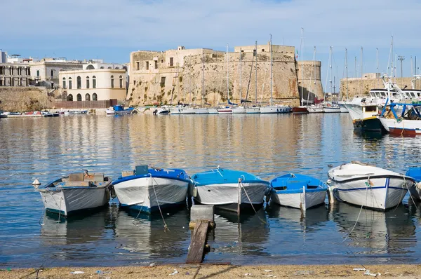 Vista panorâmica de Galípoli. Puglia. Itália. — Fotografia de Stock