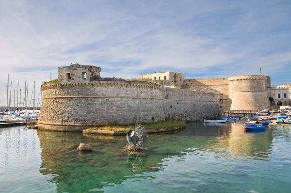 Angevine-Aragonese Castle. Gallipoli. Puglia. Italy. — Stock Photo, Image