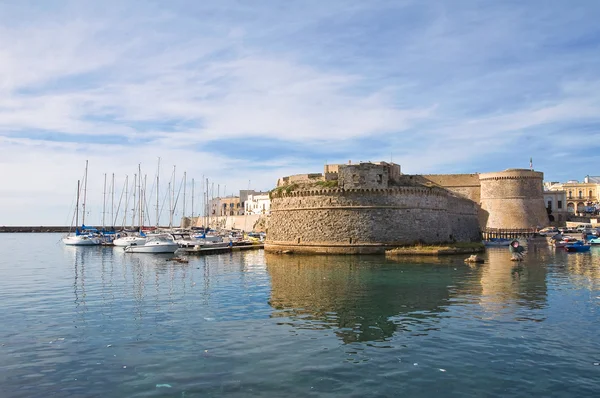 Angevine-aragonese kasteel. Gallipoli. Puglia. Italië. — Stockfoto