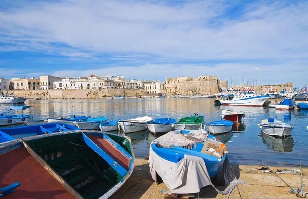 Vista panorámica de Gallipoli. Puglia. Italia. — Foto de Stock