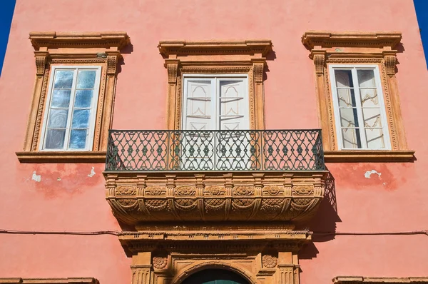 Venneri palast. Gallipoli. Apulien. Italien. — Stockfoto