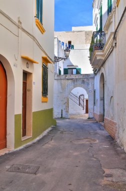 alleyway. Gelibolu. Puglia. İtalya.