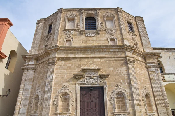 Kościół św domenico. Gallipoli. Puglia. Włochy. — Zdjęcie stockowe