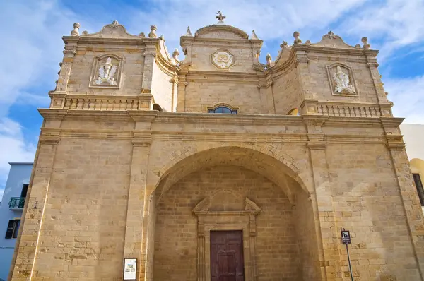 Aziz francesco d'assisi Kilisesi. Gelibolu. Puglia. İtalya. — Stok fotoğraf