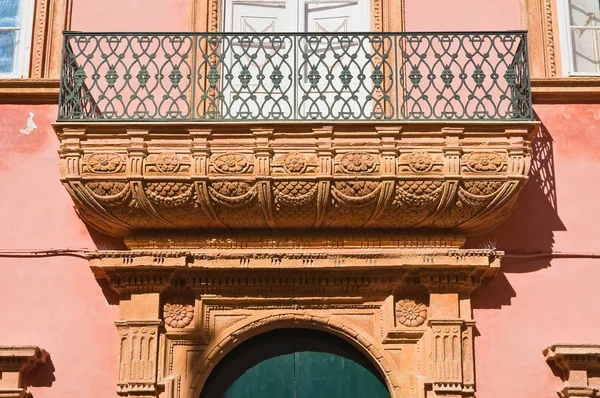 Venneri paleis. Gallipoli. Puglia. Italië. — Stockfoto