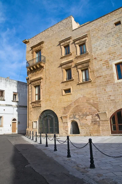 Palacio del Marqués. Galatone. Puglia. Italia . —  Fotos de Stock