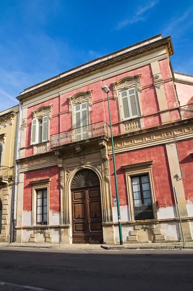 De paolo palace. Galatone. Puglia. Italië. — Stockfoto