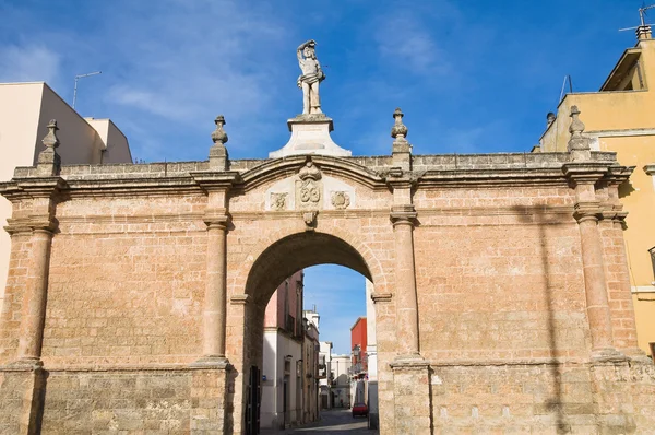 Porta st. sebastiano. Galatone. Puglia. Itálie. — Stock fotografie