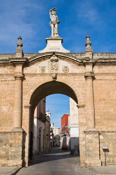 Porta st. sebastiano. Galatone. Puglia. Itálie. — Stock fotografie