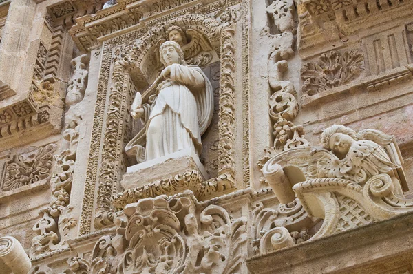 Basilica katedralen i st. agata. Gallipoli. Puglia. Italien. — Stockfoto